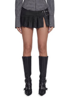 Viral Takeover Mini Skirt – Black