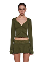 Hallway Season Skirt Set – Green
