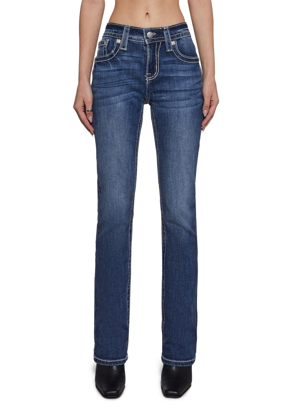 32″ Mid Rise Boot Denim Jeans