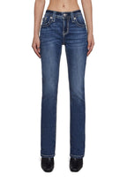 32″ Mid Rise Boot Denim Jeans