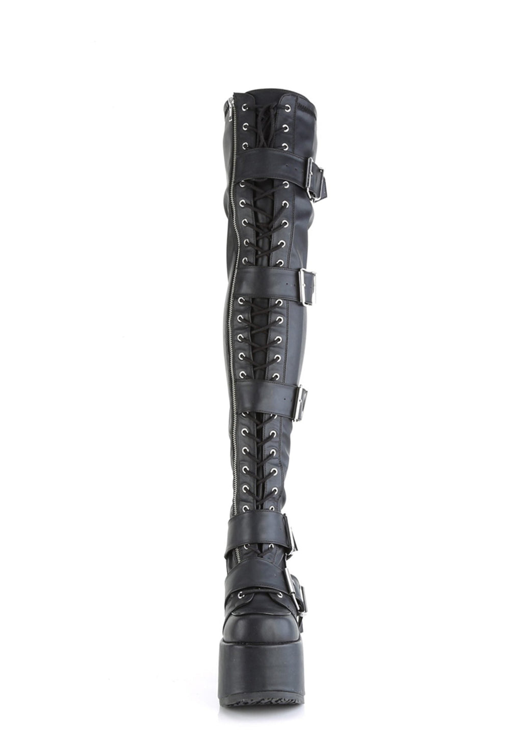 Camel-305 Platfform Thigh High Boots