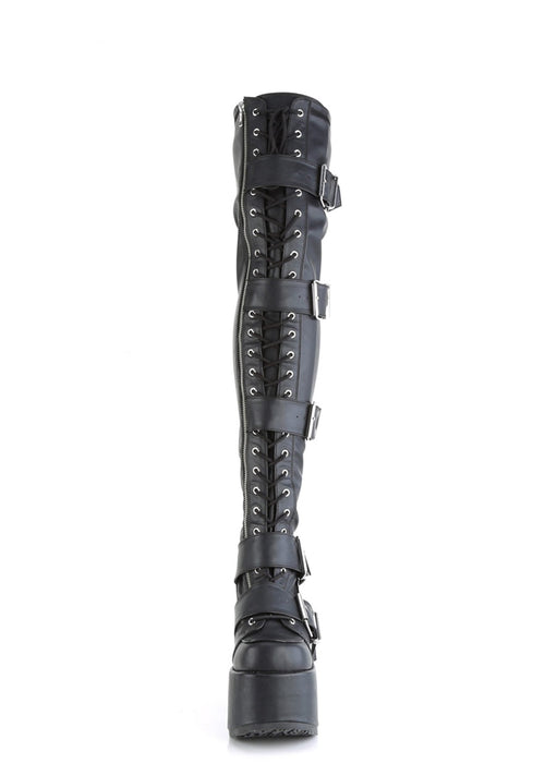 Camel-305 Platfform Thigh High Boots