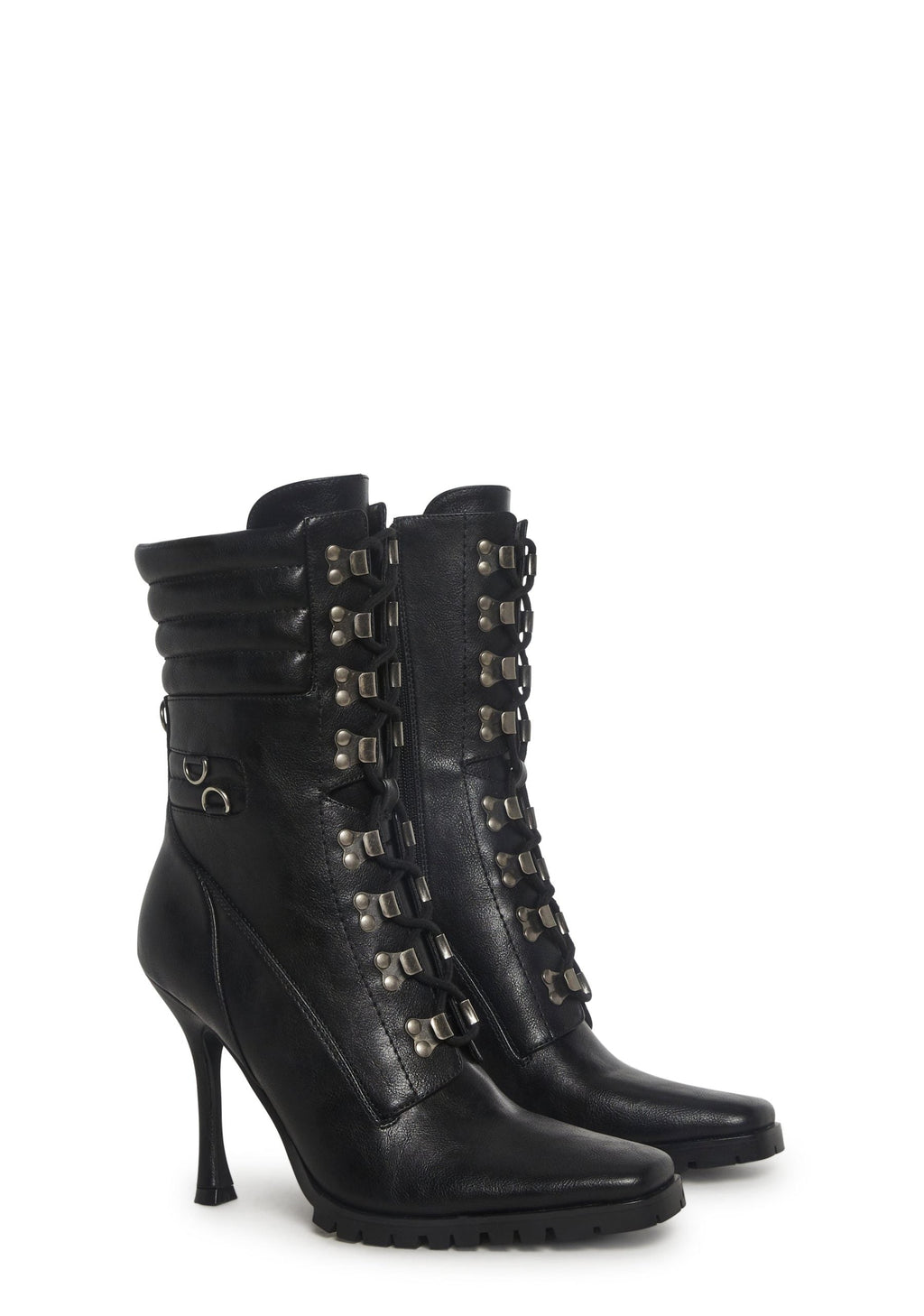 Future Frenemy Heeled Booties – Black