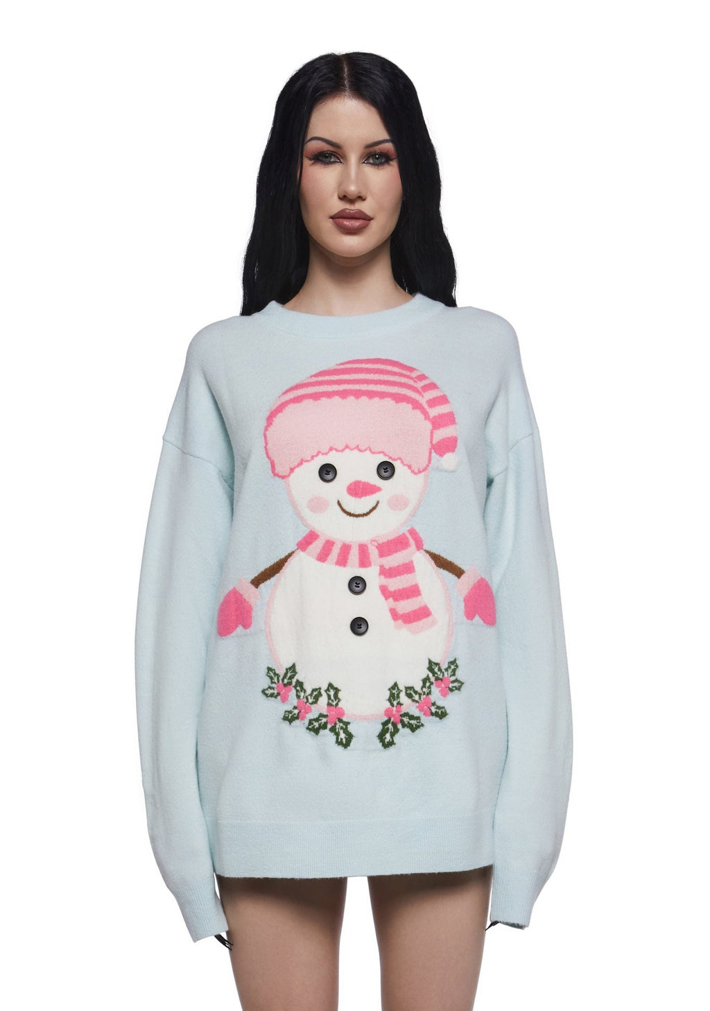 Frosty Dreams Intarsia Sweater