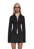 Office Siren Blouse – Black