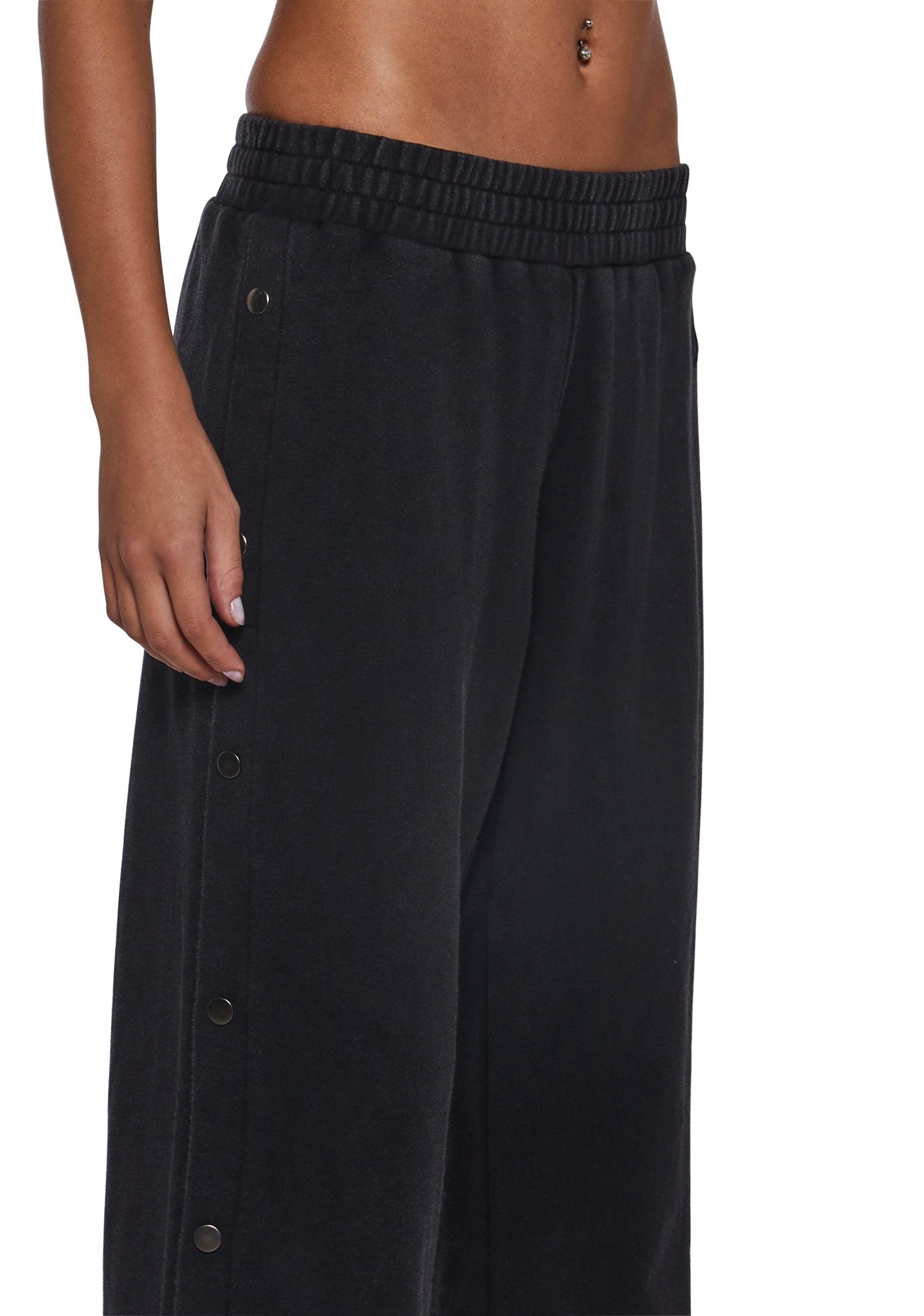 Ego Washed Boyfriend Sweatpants – Black