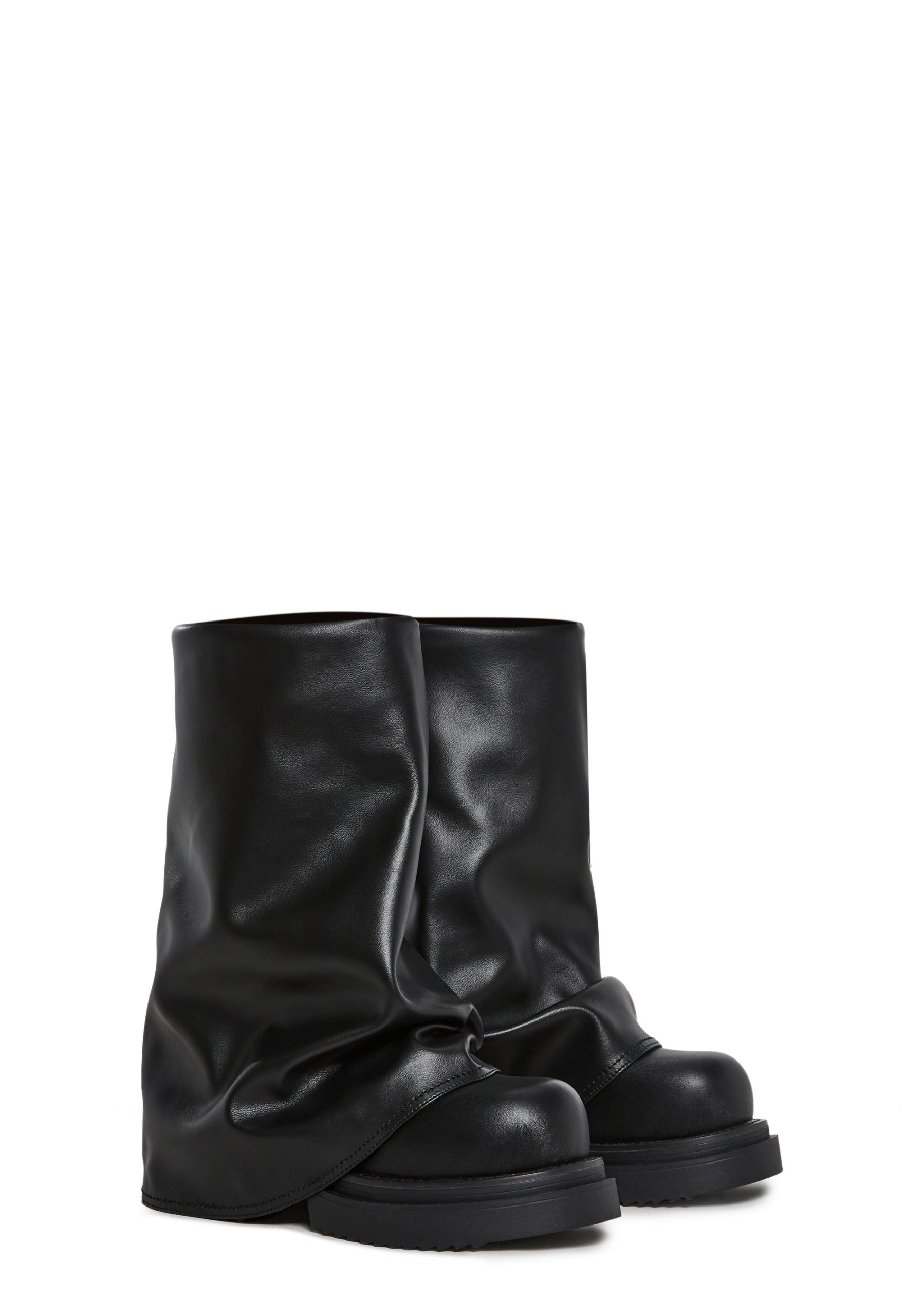 Ego Foldover Boots – Black
