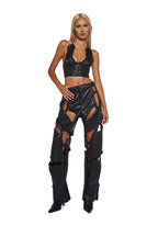 Moto Dickini Top – Black