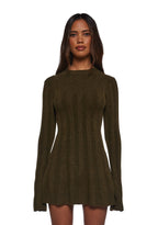 Cafe Reverie Mini Dress – Green