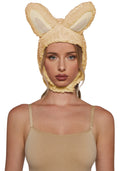 Little Monster Costume Hood – Beige