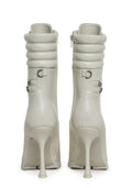 Future Frenemy Heeled Booties – White