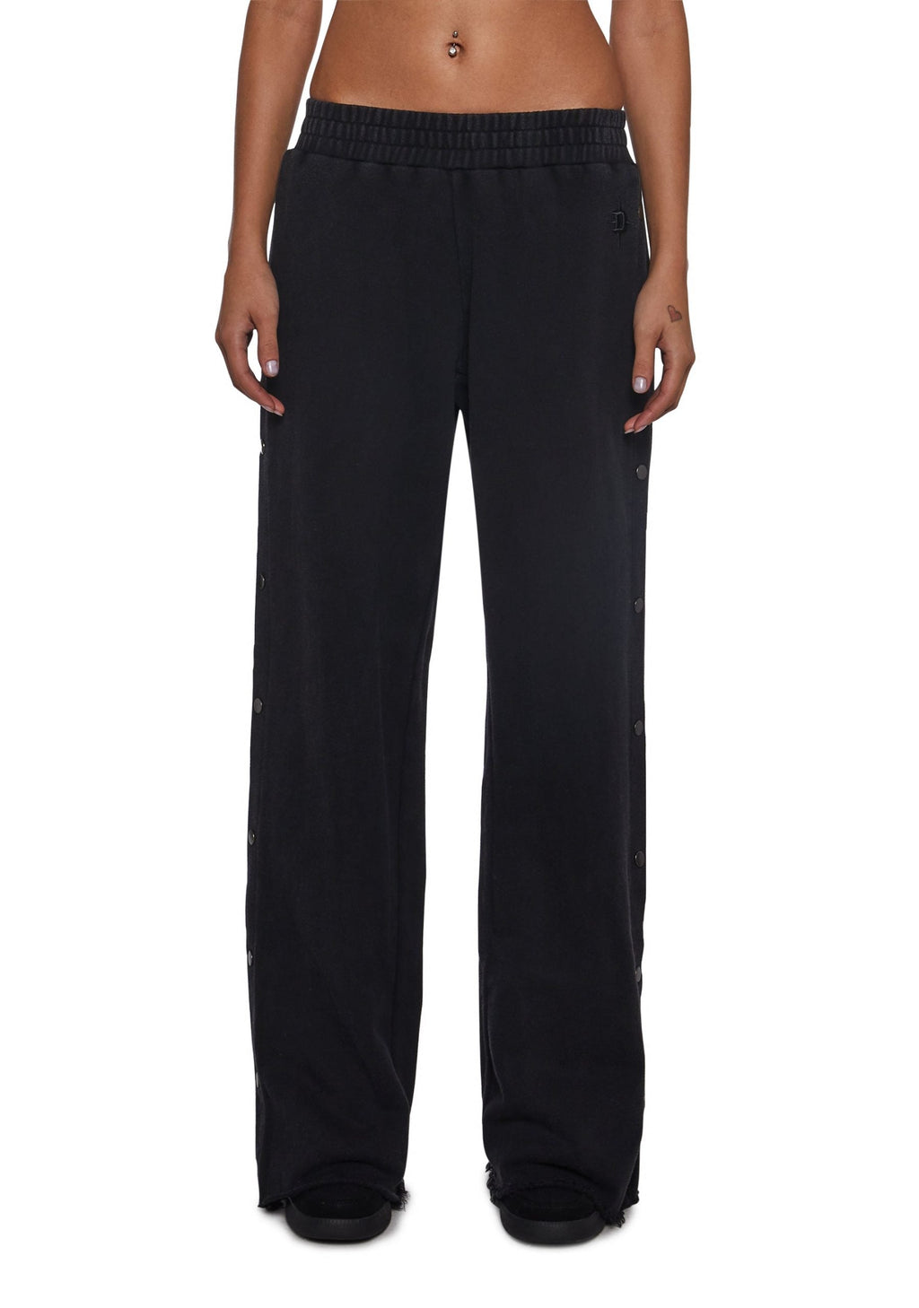 Ego Washed Boyfriend Sweatpants – Black