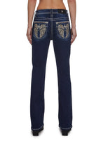 30″ Mid Rise Boot Cut Jeans