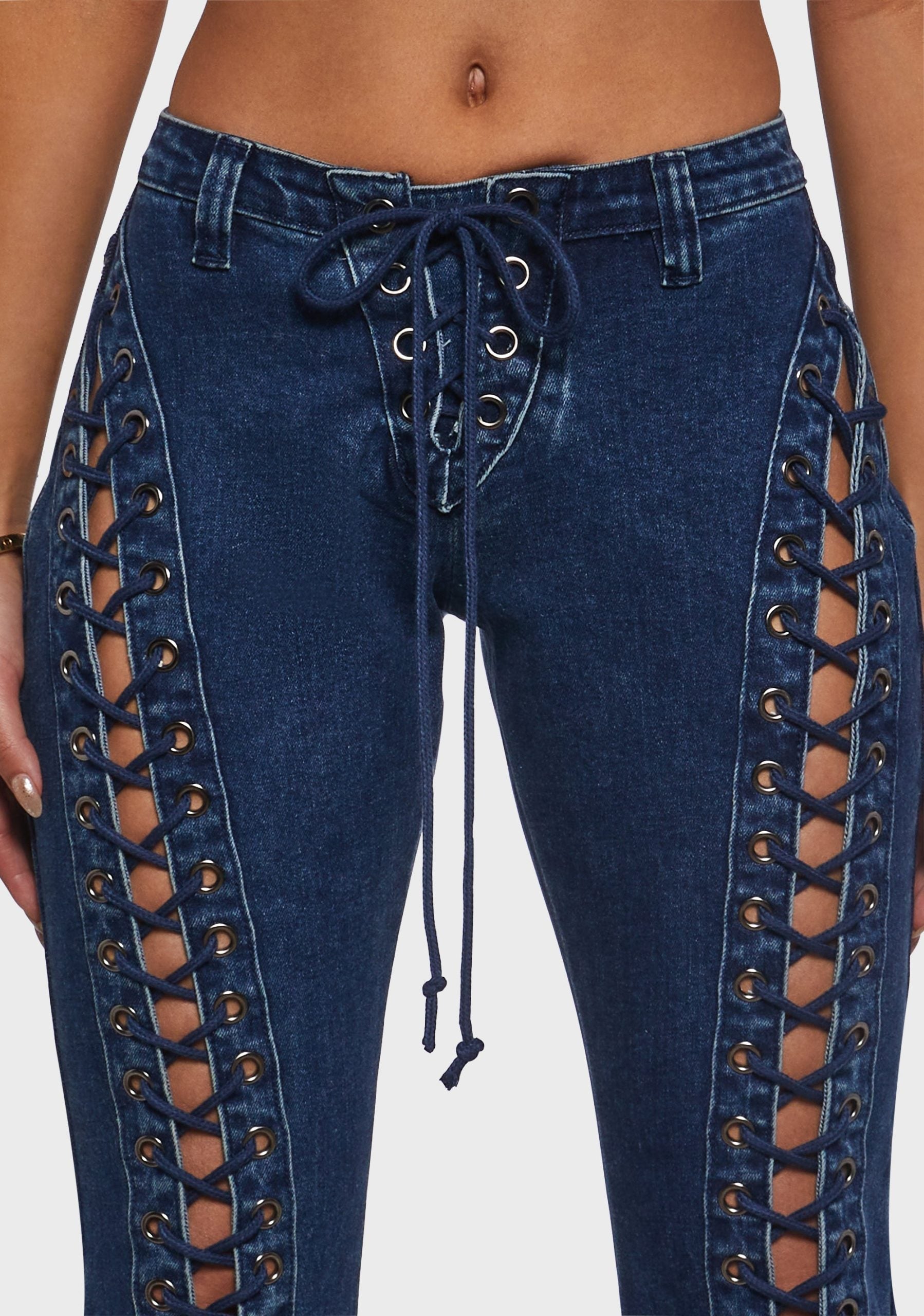 Wild Wanderer Flare Jeans – Blue