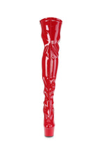 Adore-3000 Platform Thigh High Boots-Red