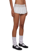 Fierce Flirt Lace Skirt – White