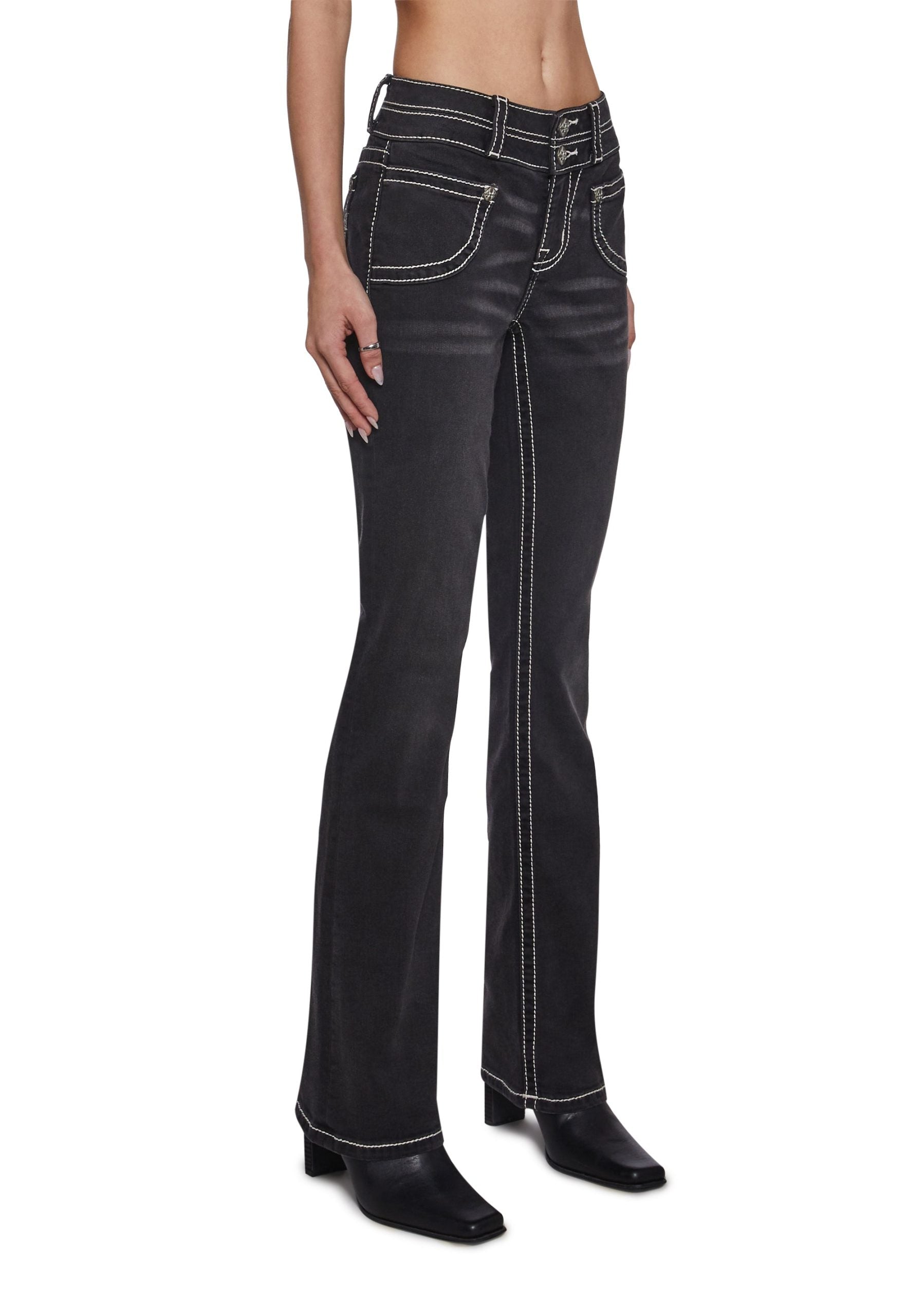 32″ Mid Rise Boot Jeans