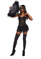 Darling Affection Ruffled Mini Skort – Black