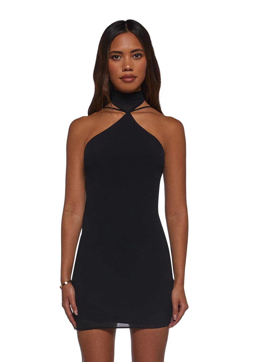 Latest Nightspot Halter Dress – Black