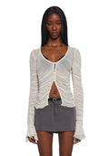 Divine Status Chiffon Blouse – Ivory