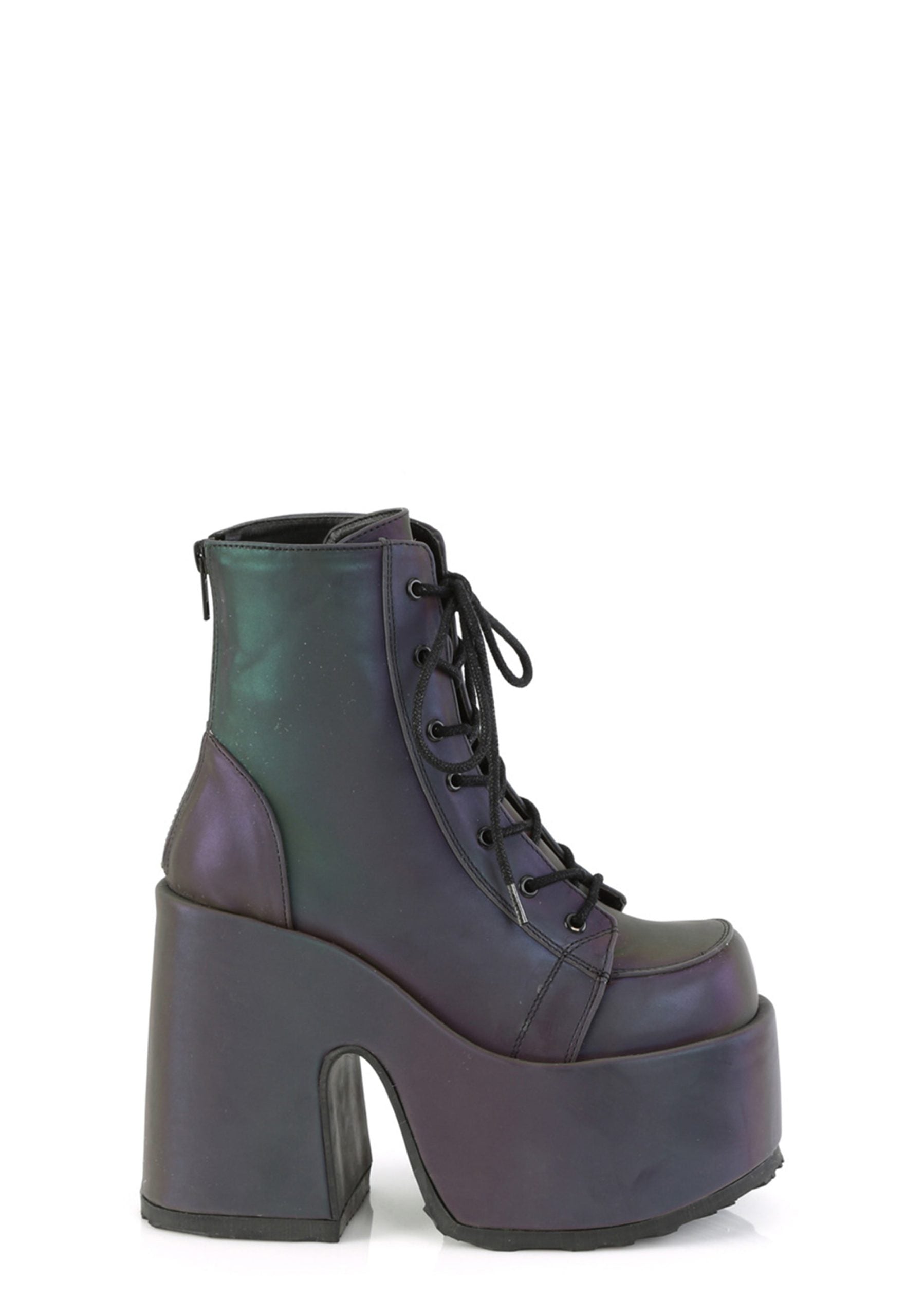 Camel-203 Platform Ankle Boots