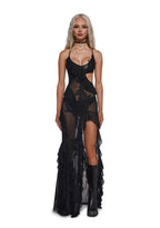 Rebel Mon Amour Maxi Dress – Black