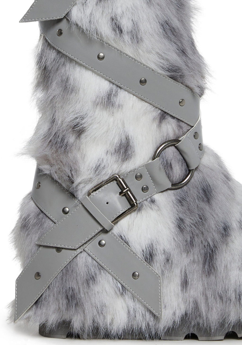 Wild Instincts Faux Fur Boots – White
