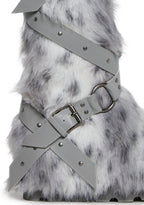 Wild Instincts Faux Fur Boots – White