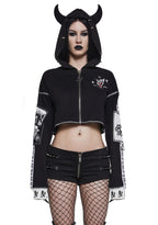Boogie Woogie Wu Cropped Hoodie