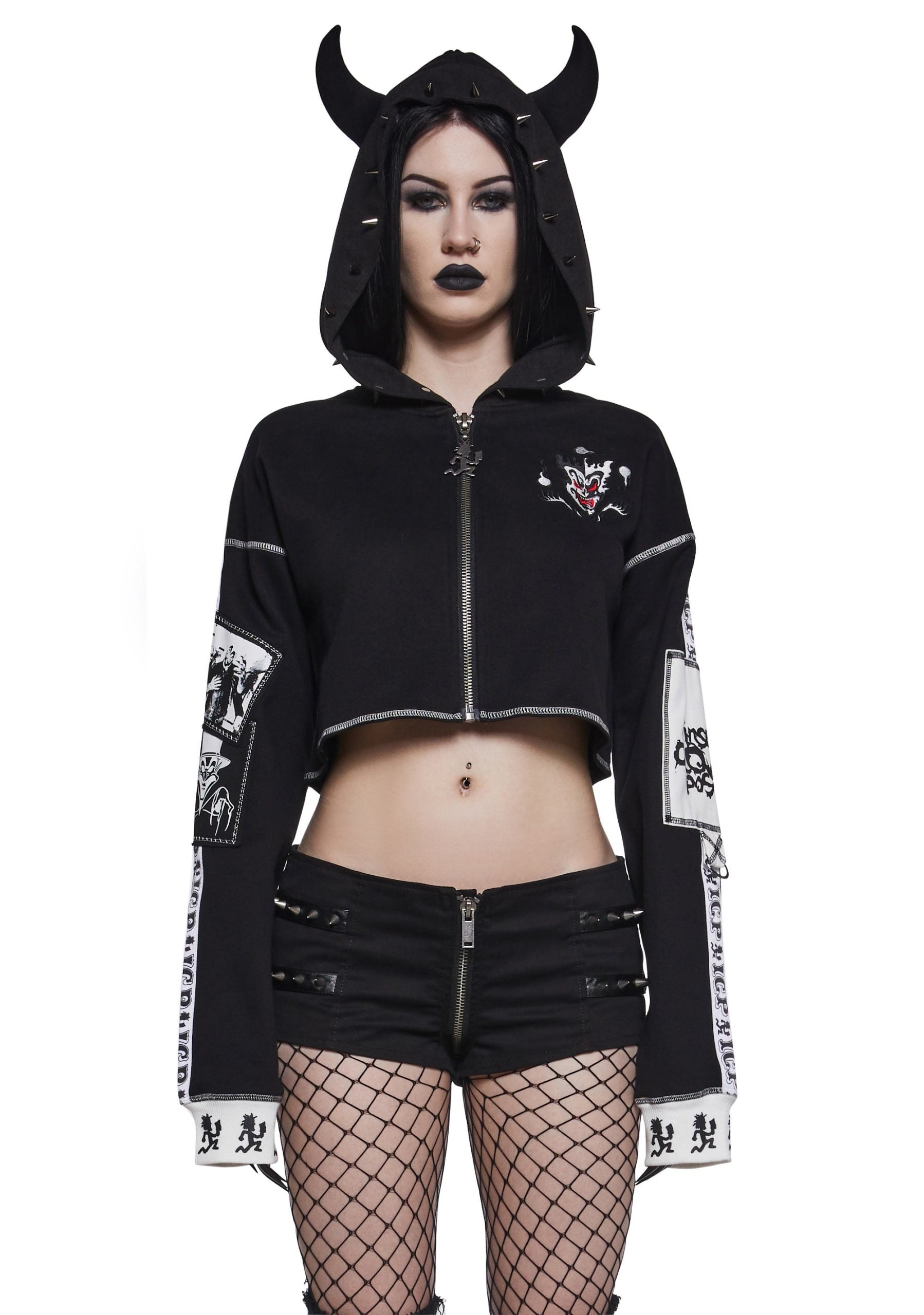 Boogie Woogie Wu Cropped Hoodie