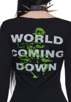 World Coming Down Long Sleeve Top