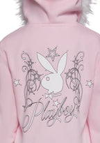 Faux Fur Trimmed Hoodie
