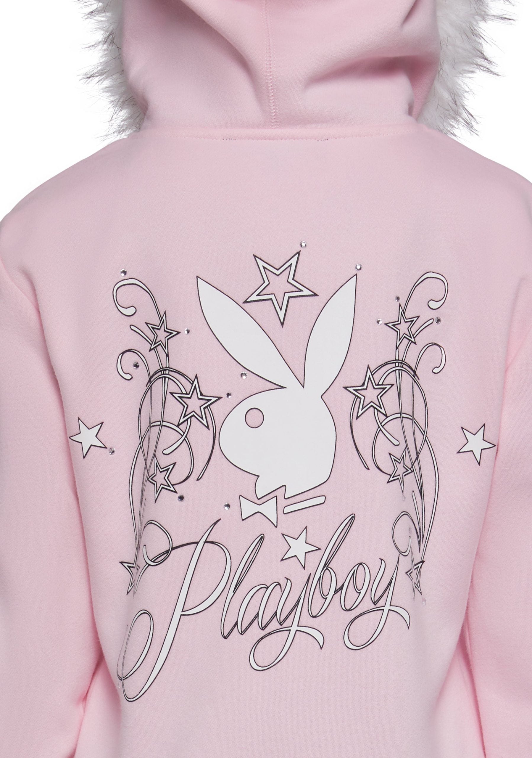 Faux Fur Trimmed Hoodie