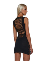Ego Knit Shredded Dress