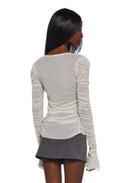 Divine Status Chiffon Blouse – Ivory
