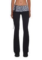 Hot Crush Knit Pants – Black