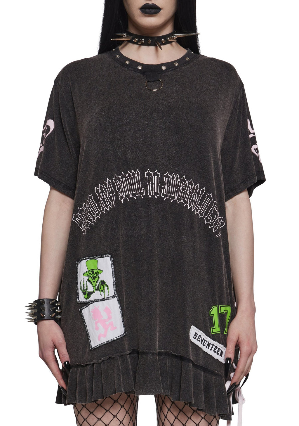 Send My Soul Washed Tee Dress