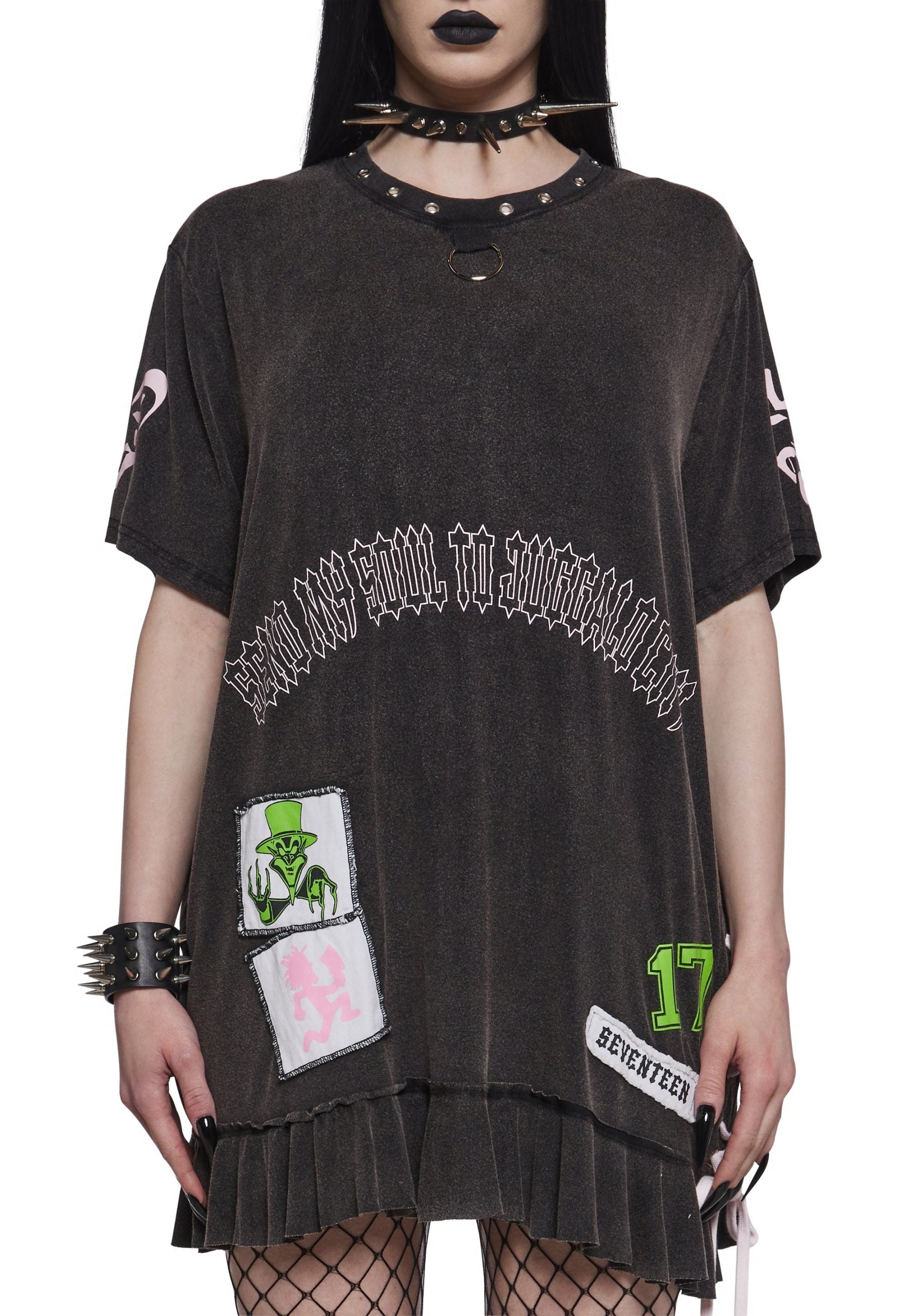 Send My Soul Washed Tee Dress