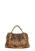 Wild Whisper Faux Fur Handbag