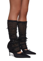 Just Like Me Leg Warmer Pumps