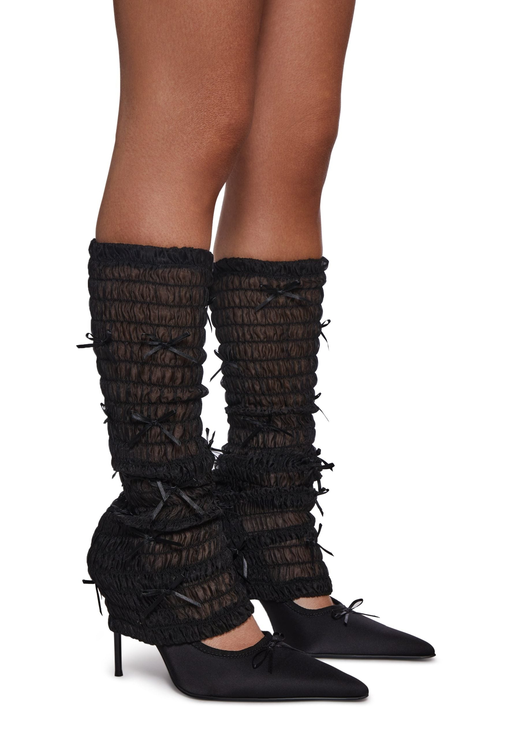 Just Like Me Leg Warmer Pumps