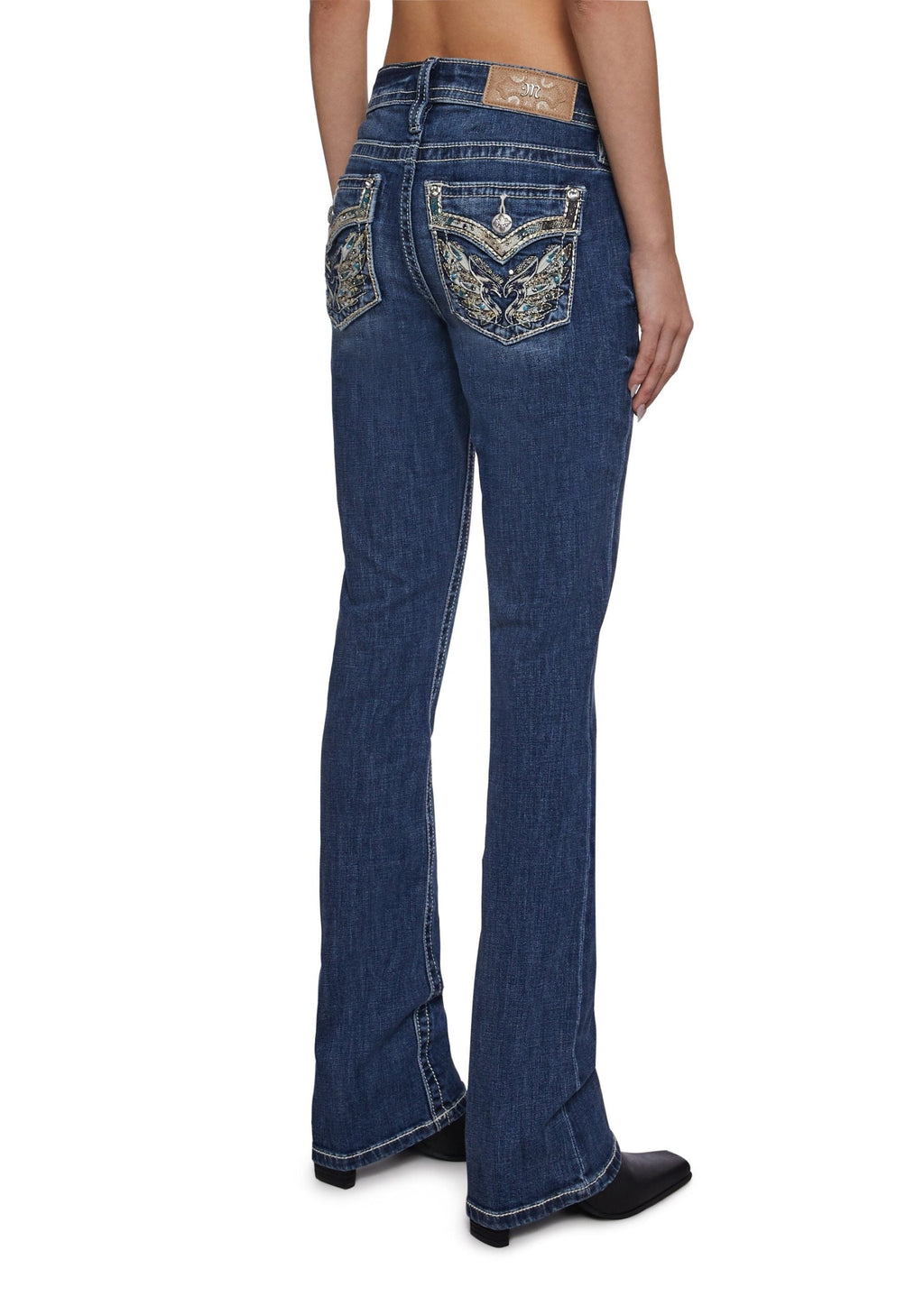 32″ Mid Rise Boot Denim Jeans
