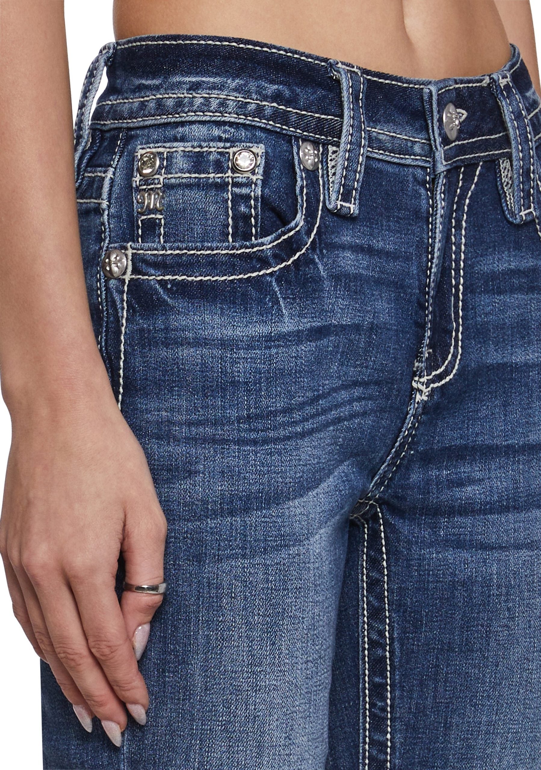 32″ Mid Rise Boot Denim Jeans