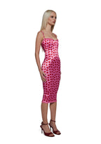 Loyal Maneater Midi Dress – Pink