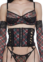 Plaid For You Lingerie Set