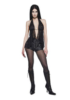 Cryptic Flirt Lace Top – Black