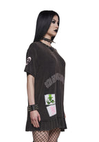 Send My Soul Washed Tee Dress