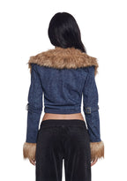 Covet Moto Jacket – Denim
