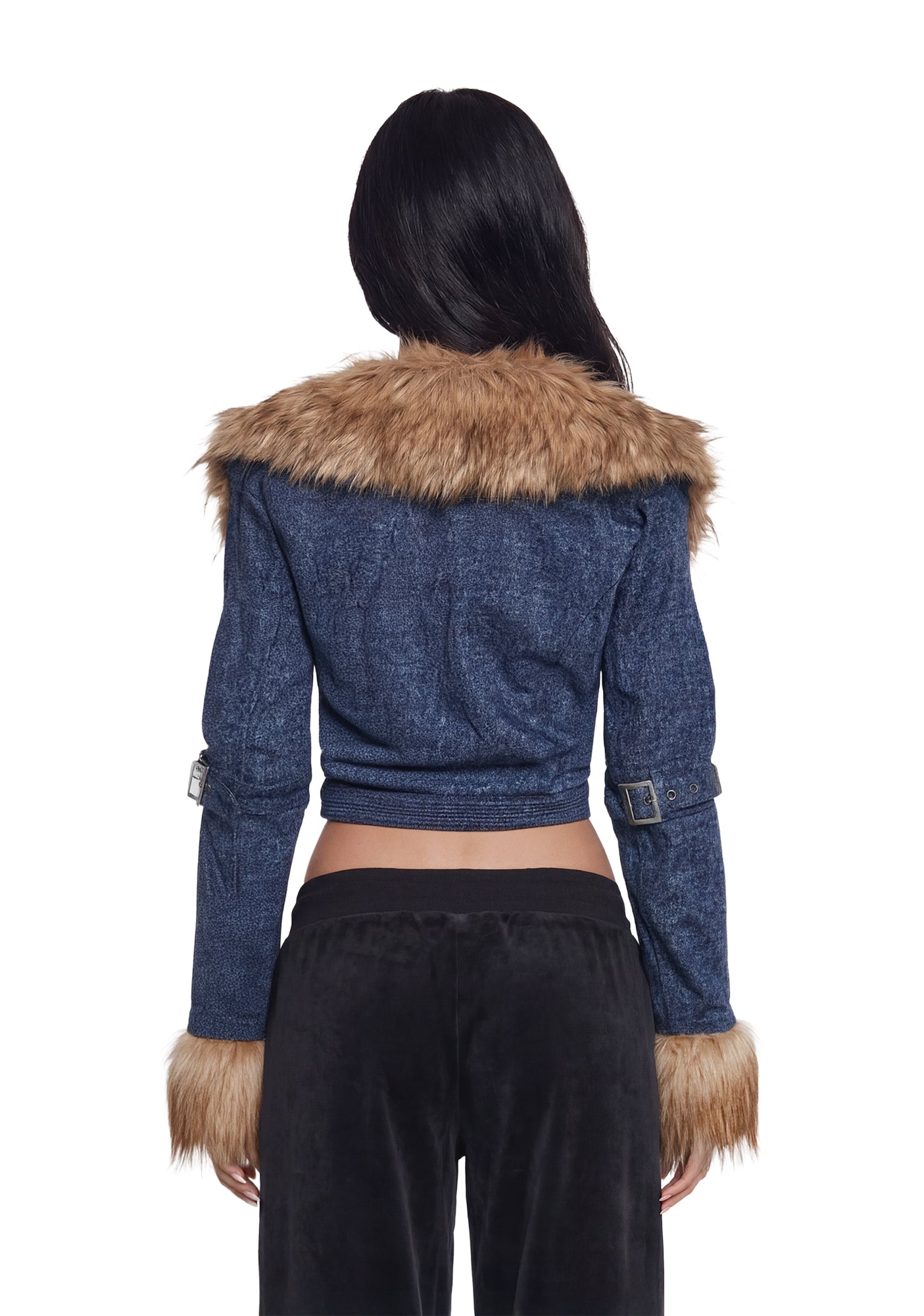 Covet Moto Jacket – Denim