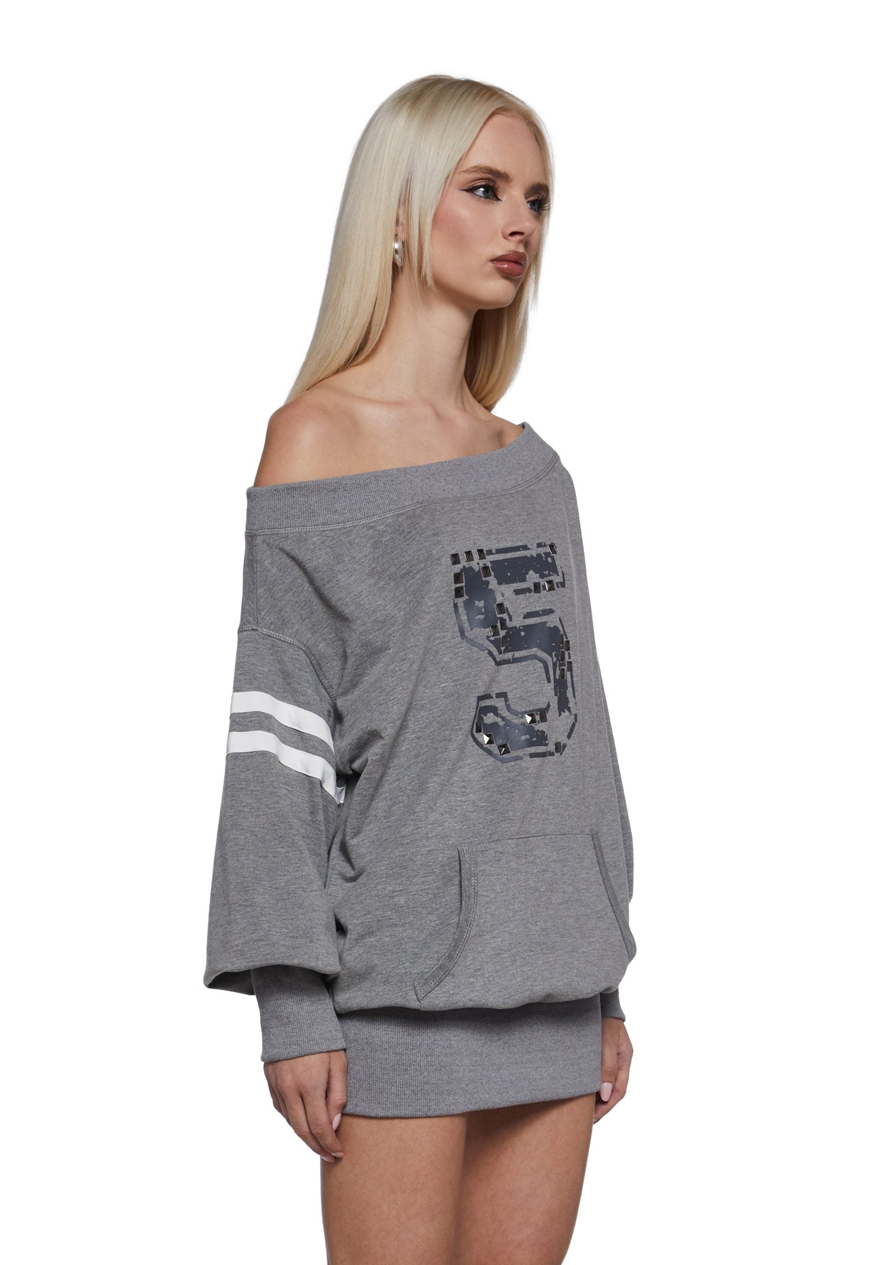 Team Spirit Off The Shoulder Dress